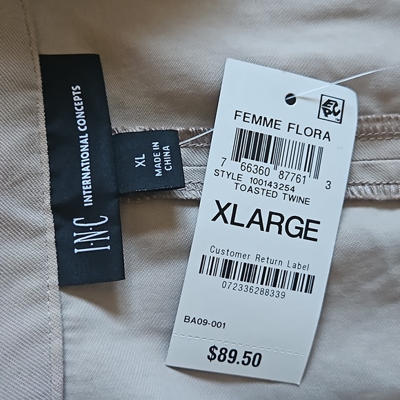 New INC International Concept  Floral Lace Arms Summer and Fall Blouse J… - Picture 9 of 10